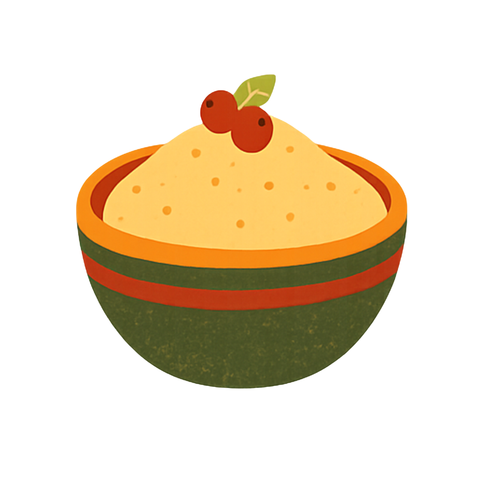 Dessert bowl icon