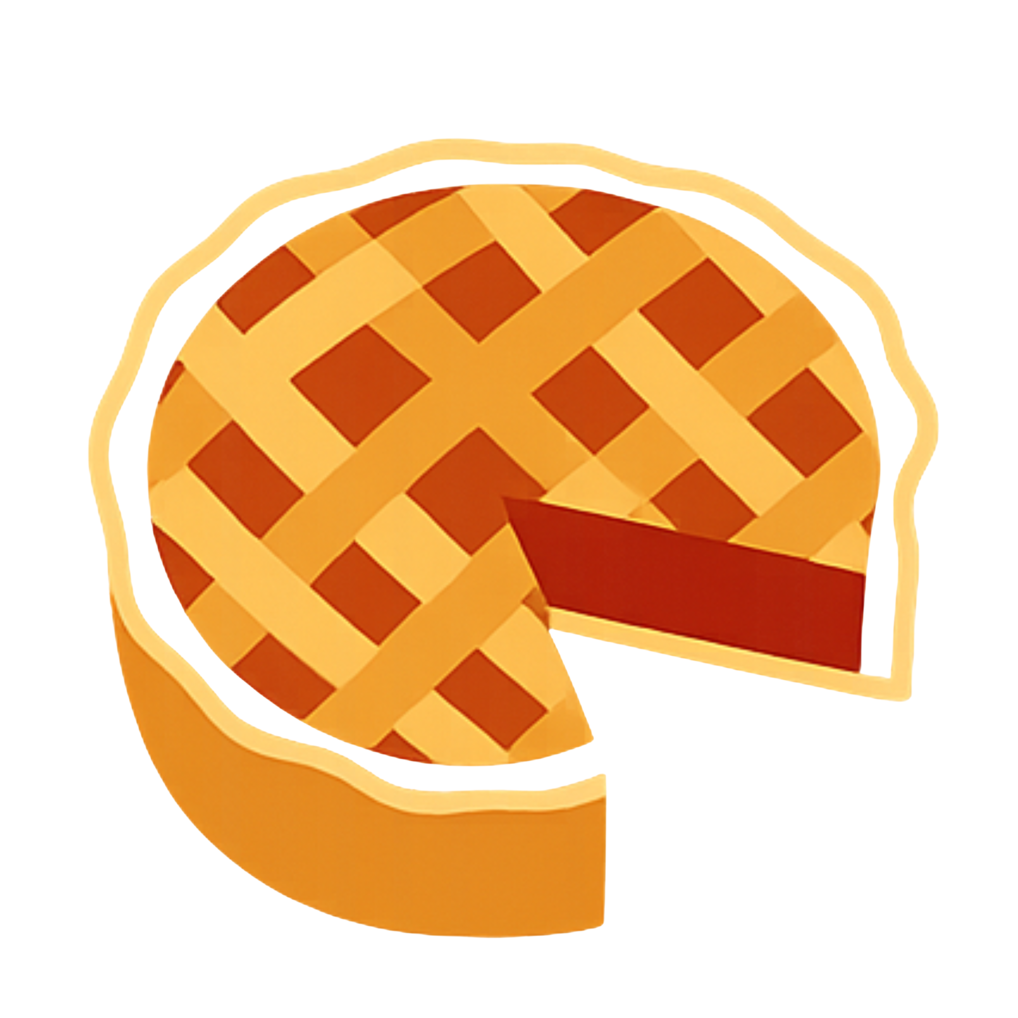 Dessert pie icon